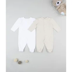 Pack 2 peleles estampado allover para recién nacido*Prenatal Clearance