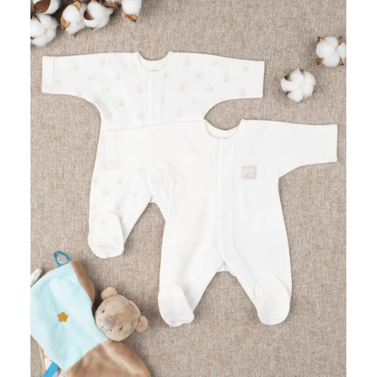 Pack 2 Peleles Extrasmall "Ositos"*Prenatal Outlet