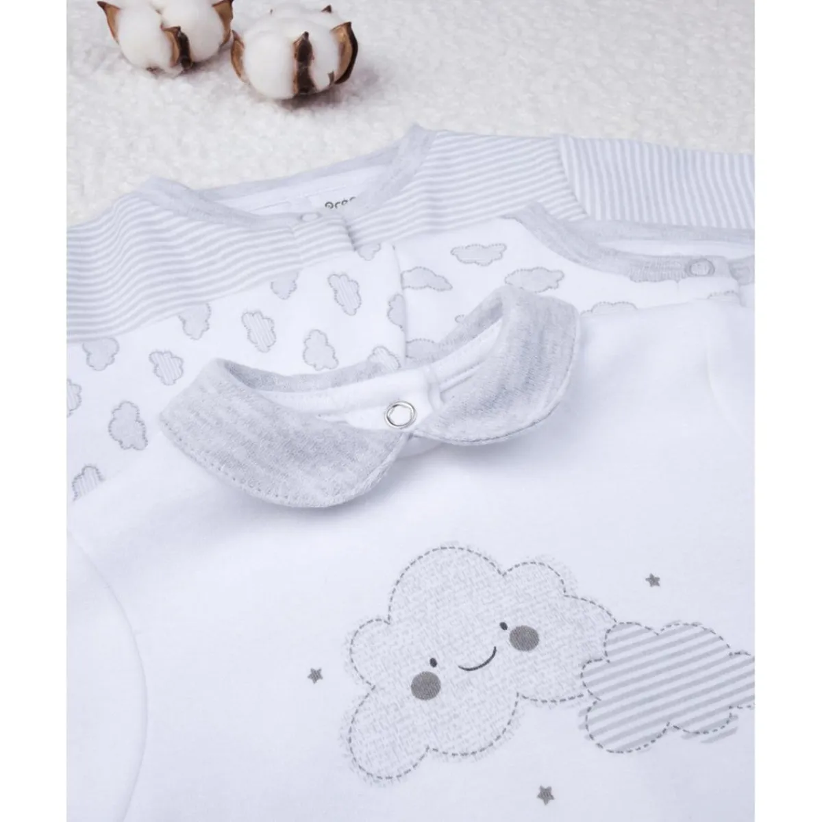 Pack 3 peleles unisex 'gris'*Prenatal New