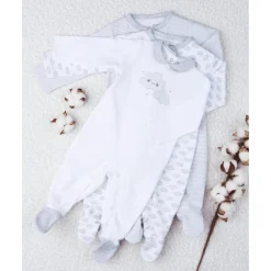 Pack 3 peleles unisex 'gris'*Prenatal New