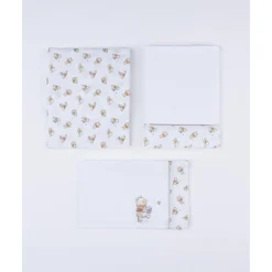 Sale Pack 3 piezas cuna/capazo – Winnie the Pooh all over Ropa De Cama·Sábanas Y Mantas|Recién Nacido·Ropa De Cama