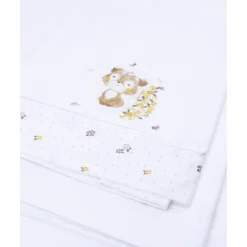 Hot Pack 3 piezas cuna/capazo – estampado otoñal con perrito Ropa De Cama·Sábanas Y Mantas|Recién Nacido·Ropa De Cama