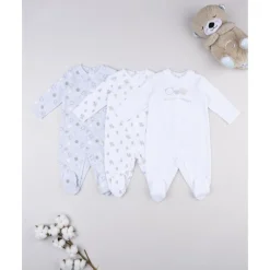 Best Pack 3 pijamas corredino para bebé con estampado de ositos Ropa Y Accesorios·Peleles|Recién Nacido·Ropa Y Accesorios