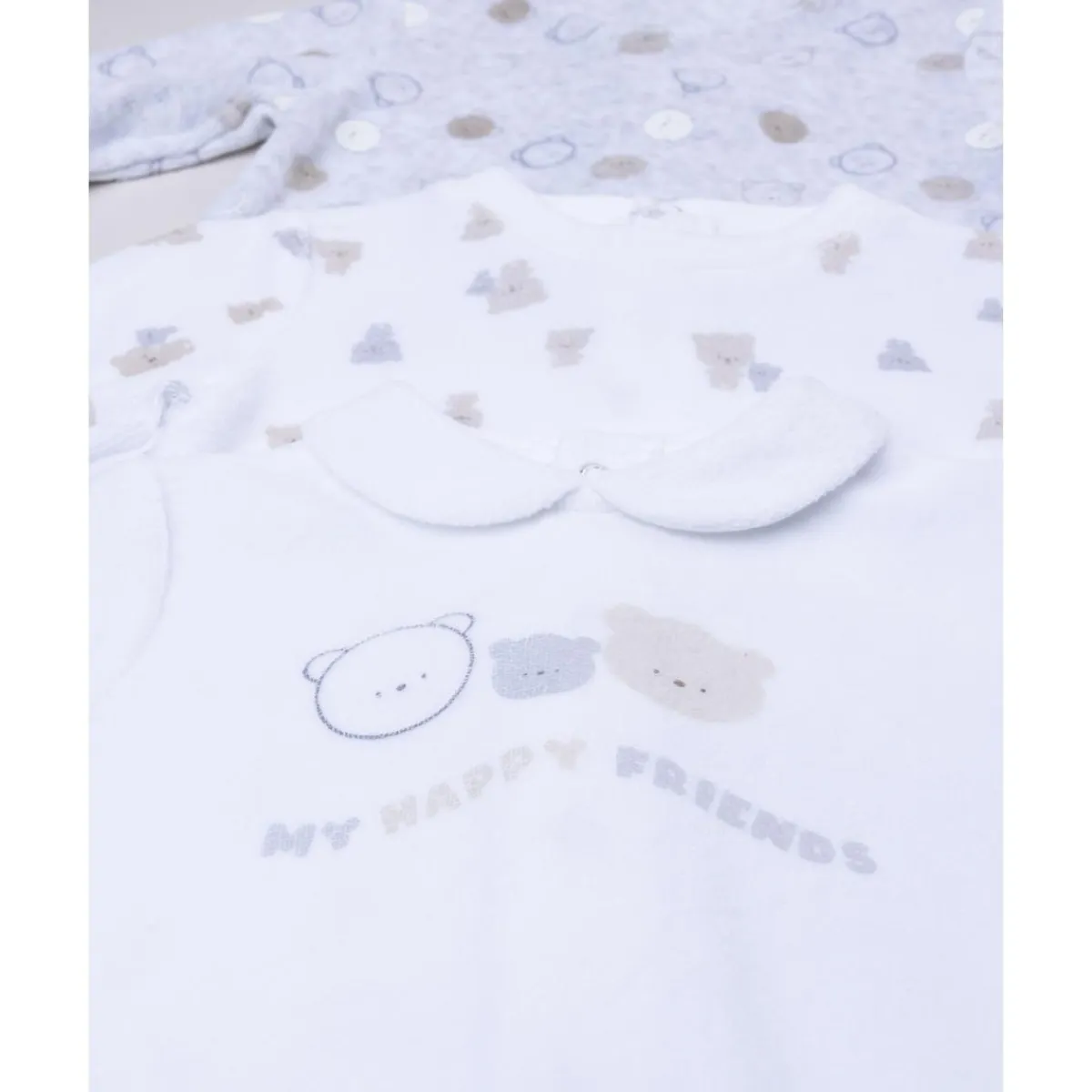 Best Pack 3 pijamas corredino para bebé con estampado de ositos Ropa Y Accesorios·Peleles|Recién Nacido·Ropa Y Accesorios