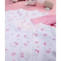 Online Pack 2 pijamas enteros en felpa blanco y rosa Ropa Y Accesorios·Peleles|Recién Nacido·Ropa Y Accesorios