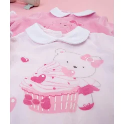 Online Pack 2 pijamas enteros en felpa blanco y rosa Ropa Y Accesorios·Peleles|Recién Nacido·Ropa Y Accesorios