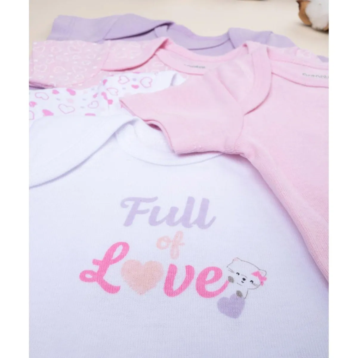 Discount Pack5 body manga corta canalé bebé niña Recién Nacido·Ropa Y Accesorios|Ropa Y Accesorios·Bodies