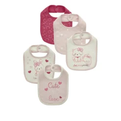 Pack de 5 baberos de interlock Recién Nacido·Ropa Y Accesorios|Ropa Y Accesorios·Baberos