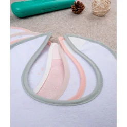 Pack de 5 Baberos de Rizo para Niña*Prenatal Hot