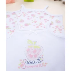 Best Pack de 2 bodies con estampado de fresas para bebé niña Descanso Y Ropa Interior·Bebé 3-36 Meses