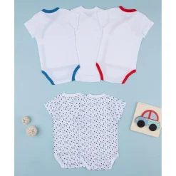 New Pack de 5 bodies de manga corta con cierre cruzado Ropa Y Accesorios·Bodies|Recién Nacido·Ropa Y Accesorios