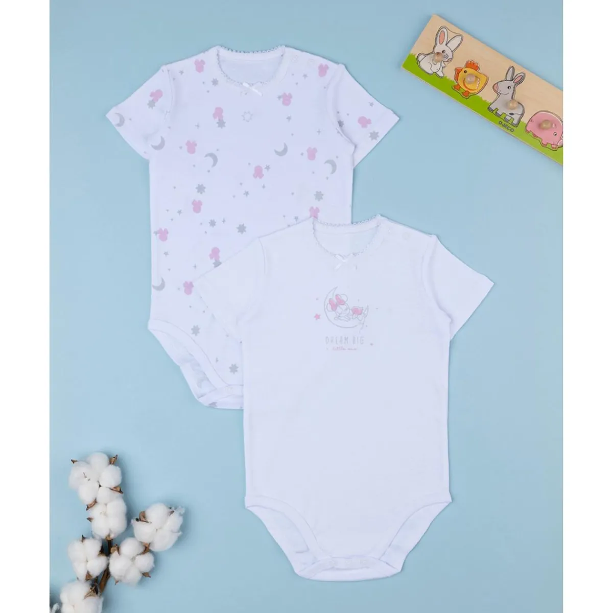 Sale Pack de 2 bodies niña Minnie Descanso Y Ropa Interior·Bebé 3-36 Meses