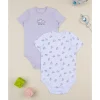 Clearance Pack de 2 bodis de niña unicornios violeta y blanco Descanso Y Ropa Interior·Bebé 3-36 Meses