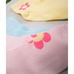 Pack de 5 calcetines cortos con flores para niña*Prenatal Sale