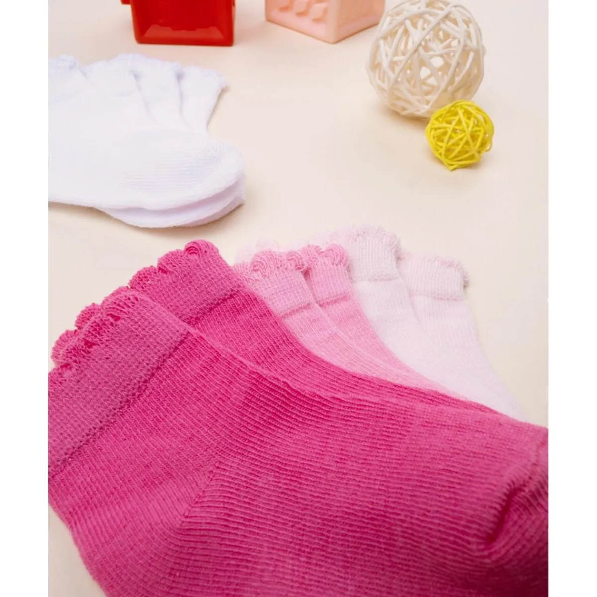 Pack de 5 Calcetines Cortos para Niña*Prenatal Best