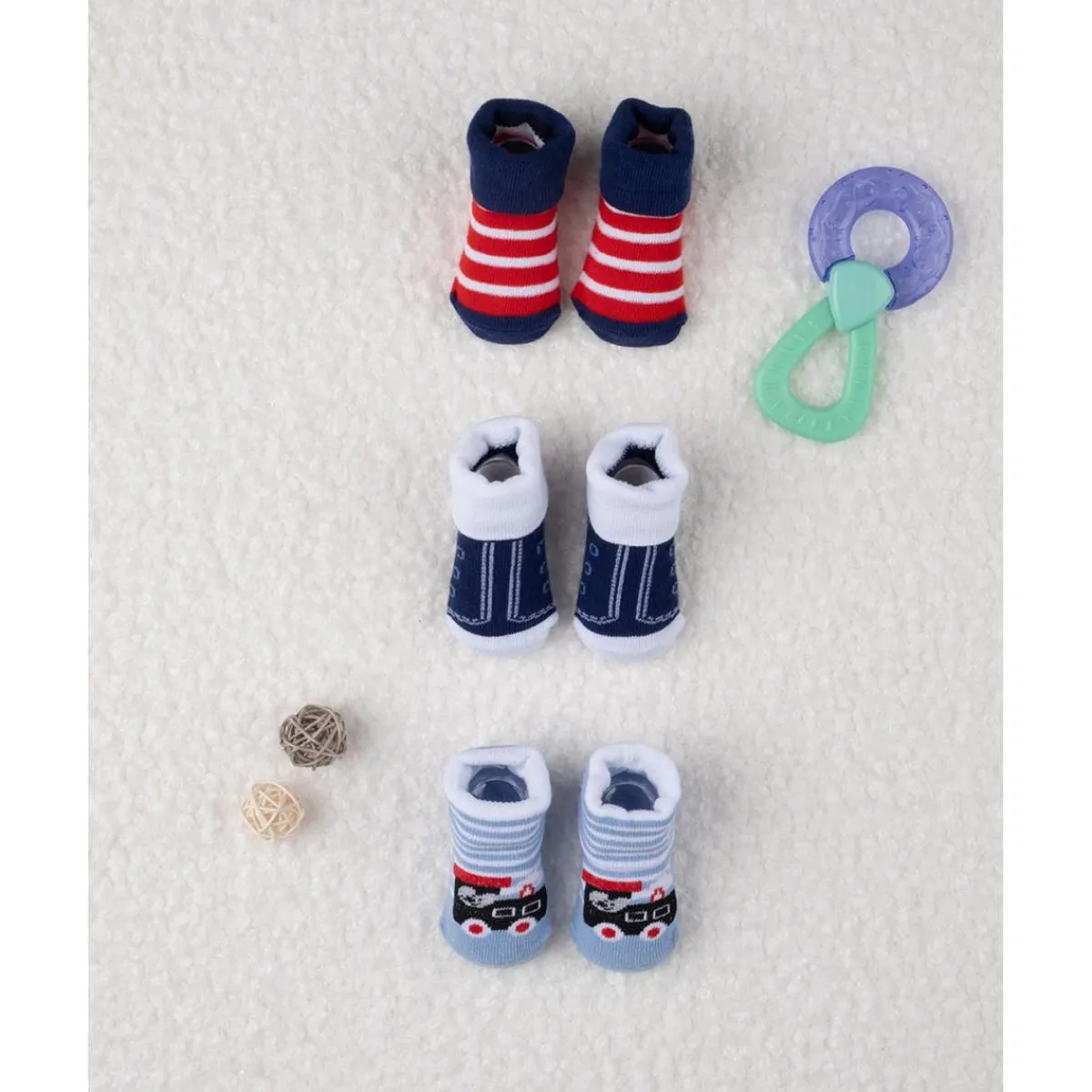 Hot Pack de 3 Calcetines Niño Variados Recién Nacido·Ropa Y Accesorios|Ropa Y Accesorios·Accesorios