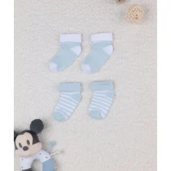 Pack de 2 calcetines para recién nacido azul y blanco*Prenatal Hot