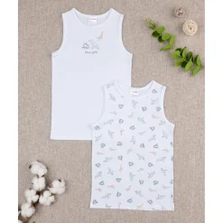 Online Pack de 2 Camisetas Interiores de Tirantes con Dinosaurios Descanso Y Ropa Interior·Infantil 2-10 Años