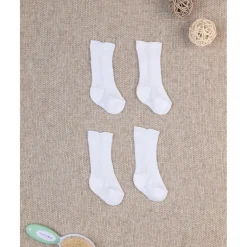 Online Pack de 2 pares de calcetines primer día algodón blanco Ropa Y Accesorios·Zapatos Y Calcetines|Recién Nacido·Ropa Y Accesorios