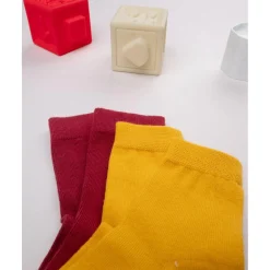 Pack de 4 pares de calcetines hasta la rodilla de color liso*Prenatal Online