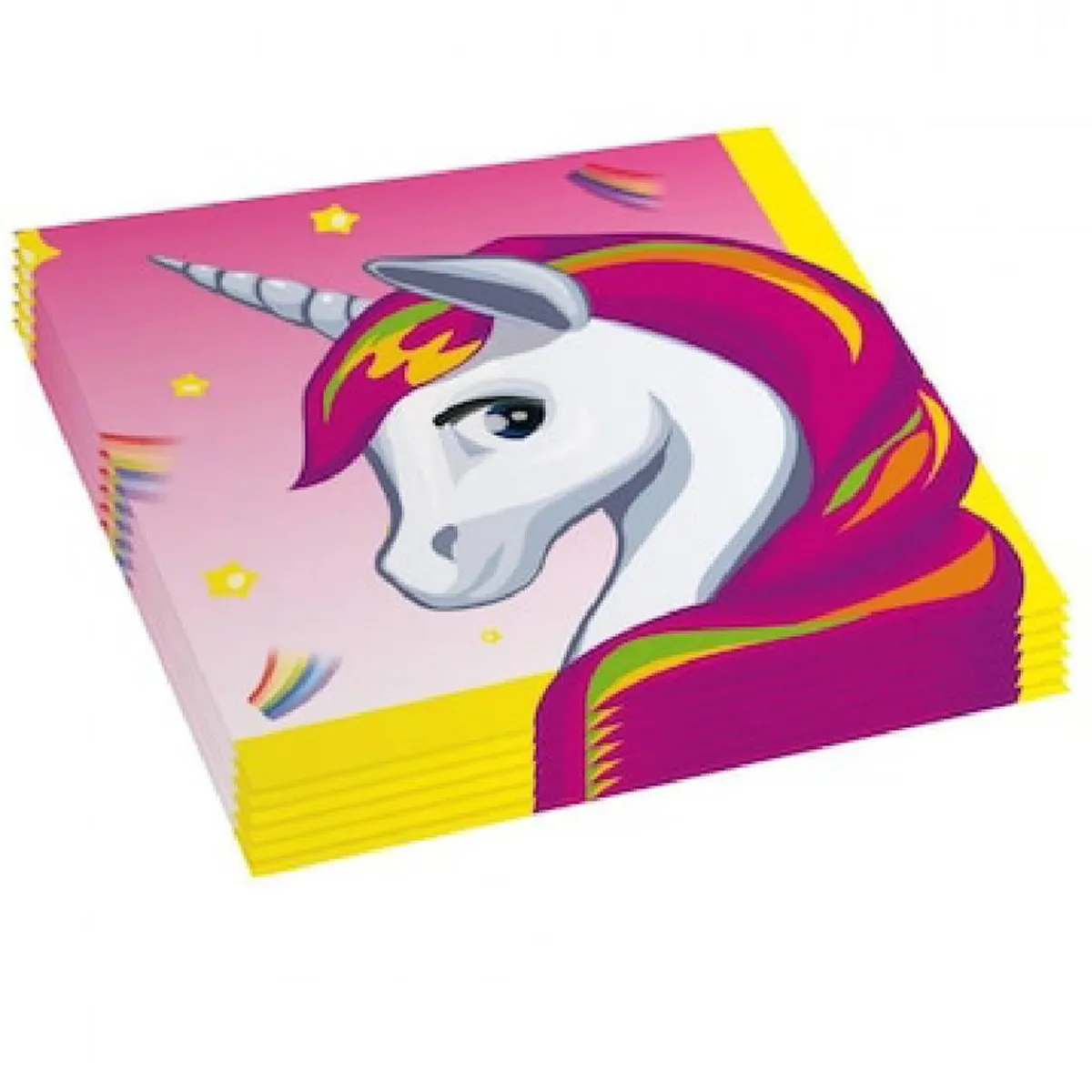 Discount Pack de 20 servilletas Unicornio fantasía Artículos De Fiesta Y Regalos