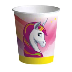 Pack de 8 vasos Unicornio de cartón*TOYS "R" US Discount