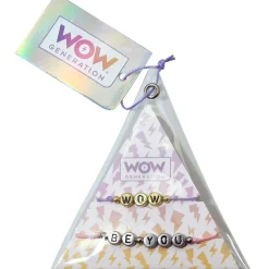 Pack de pulseras con mensaje multicolor en estudio ㅤ*CLEMENTONI Discount