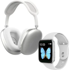 New Pack Smartwatch + Auriculares Blanco Electrónicos