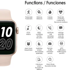 New Pack Smartwatch + Auriculares Blanco Electrónicos