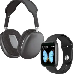 Pack Smartwatch + Auriculares Negro*KLACK EUROPE Outlet