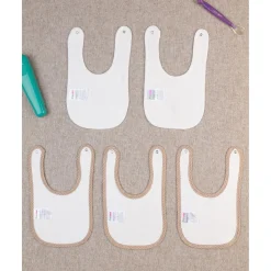 Pack x5 baberos interlock*Prenatal Best