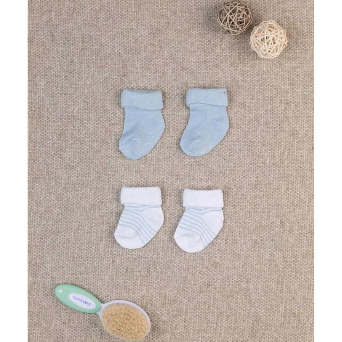 Discount Pack x2 calcetines cortos de algodón Ropa Y Accesorios·Zapatos Y Calcetines|Recién Nacido·Ropa Y Accesorios