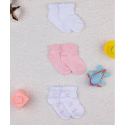 Pack x3 calcetines cortos de algodón*Prenatal New