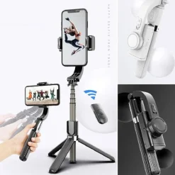 New Palo selfie con mando a distancia estabilizador L08 Figuras De Acción