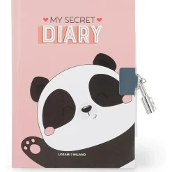 New Panda - Diario secreto con candado y marcador de página, 328 páginas Estilo De Vida