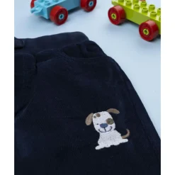 Outlet Pantalón azul de felpa ligera niño Niño·Bebé Niño 3-36 Meses|Bebé Niño 3-36 Meses·Vaqueros, Pantalones Y Petos