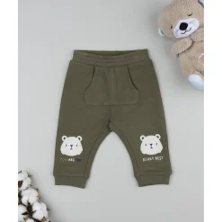 Hot Pantalón bebé verde con bolsillo grande Bebé Niño 3-36 Meses·Vaqueros, Pantalones Y Petos|Niño·Bebé Niño 3-36 Meses