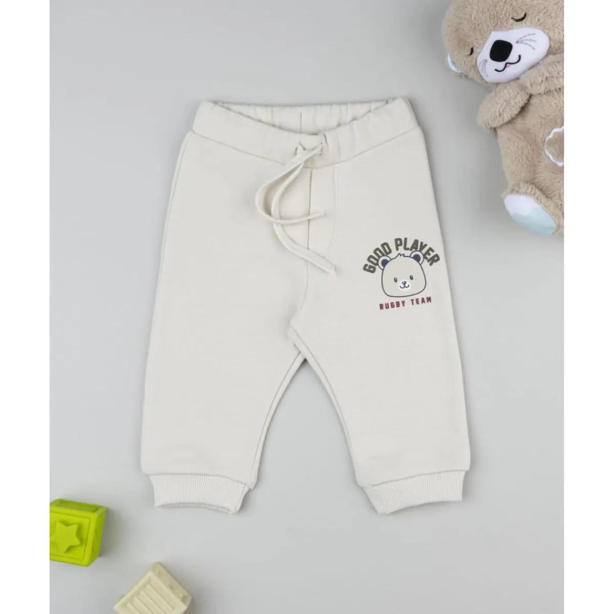 Clearance Pantalón beige con estampado para niño Bebé Niño 3-36 Meses·Vaqueros, Pantalones Y Petos|Niño·Bebé Niño 3-36 Meses