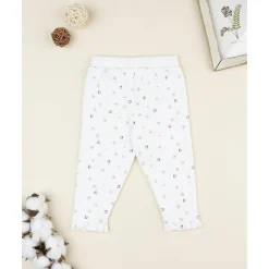 Pantalón blanco con corazones para bebé niña Recién Nacido·Ropa Y Accesorios|Ropa Y Accesorios·Pantalones Y Petos