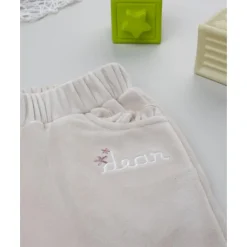 Pantalón de niña en terciopelo beige*Prenatal Hot