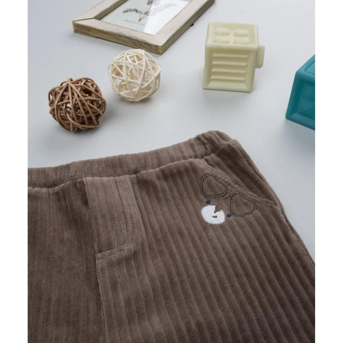 Pantalón de pana marrón bebé*Prenatal Clearance