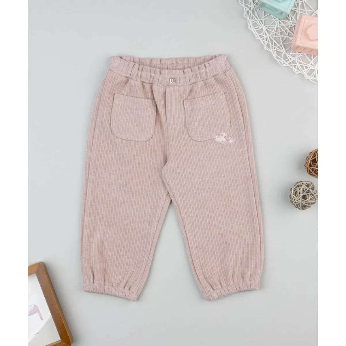 Pantalón de pana rosa para niña*Prenatal Best