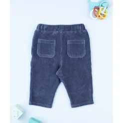 Pantalón de velour azul para niño*Prenatal