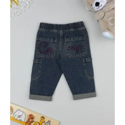Pantalón denim de niño con parches y bolsillos*Prenatal Sale