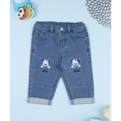 Discount Pantalón denim niño con bordado Dog Niño·Bebé Niño 3-36 Meses|Bebé Niño 3-36 Meses·Vaqueros, Pantalones Y Petos