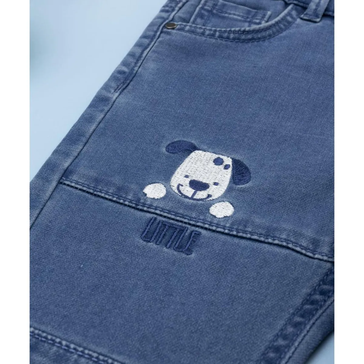 Discount Pantalón denim niño con bordado Dog Niño·Bebé Niño 3-36 Meses|Bebé Niño 3-36 Meses·Vaqueros, Pantalones Y Petos