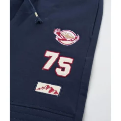 Pantalón felpado azul noche niño con estampado*Prenatal Hot