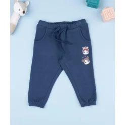 Online Pantalón felpado niña azul con estampado Niña·Bebé Niña 3-36 Meses|Bebé Niña 3-36 Meses·Vaqueros, Pantalones Y Petos
