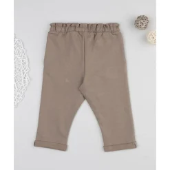 Hot Pantalón marrón con corazón bordado para niña Niña·Bebé Niña 3-36 Meses|Bebé Niña 3-36 Meses·Vaqueros, Pantalones Y Petos