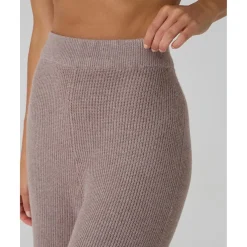 Outlet Pantalón marrón premamá en tricot Premamá·Moda|Moda·Pantalones, Faldas Y Leggins